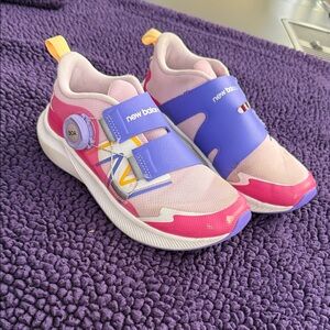 New Balance Kids Pink, Purple & Yellow Athletic Sneakers